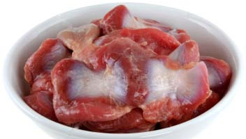 como limpiar estómagos de pollo