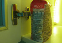 haricots sur l'étagère