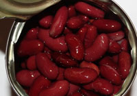 haricots en conserve