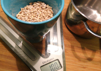 proportions d'orge et d'eau