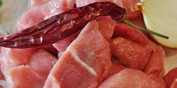 varkensvlees voor pilaf