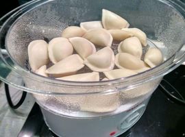 raviolis à la vapeur boulettes bouillies