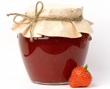 faire cuire de la confiture de fraises
