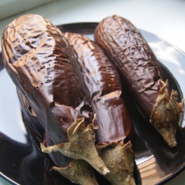 aubergine cuite pour le caviar aubergine cuite pour le caviar