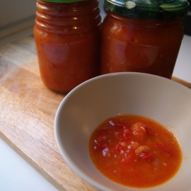 lecho versé dans des bocaux