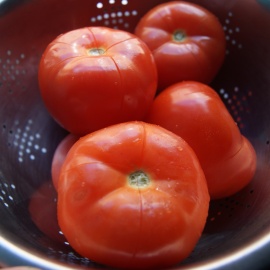 tomates bouillantes pour lecho