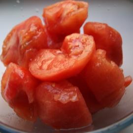 tomates pelées