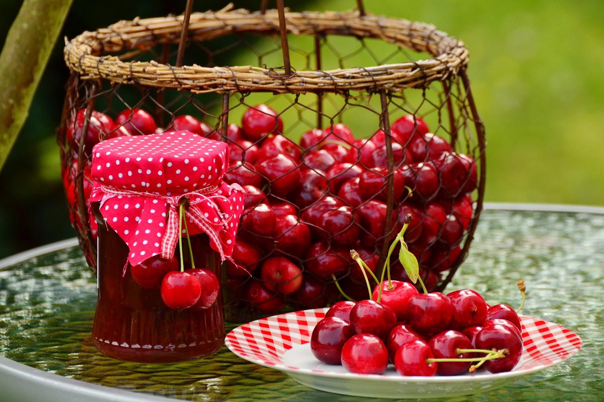 faire cuire la confiture de cerises