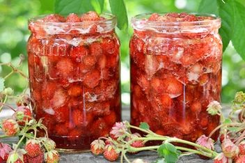 faire cuire de la confiture de fraises