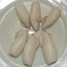 calamars bouillis 30 secondes et 2 minutes