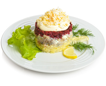 combien de minutes pour cuire le hareng sous un manteau de fourrure