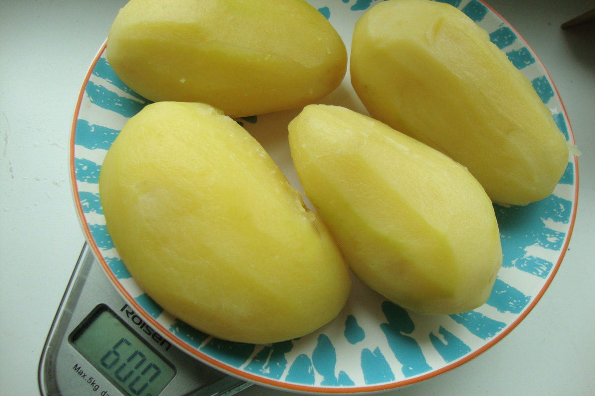 pommes de terre bouillies