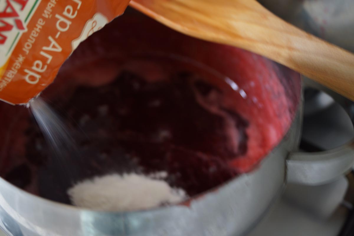 ajouter de l'agar agar