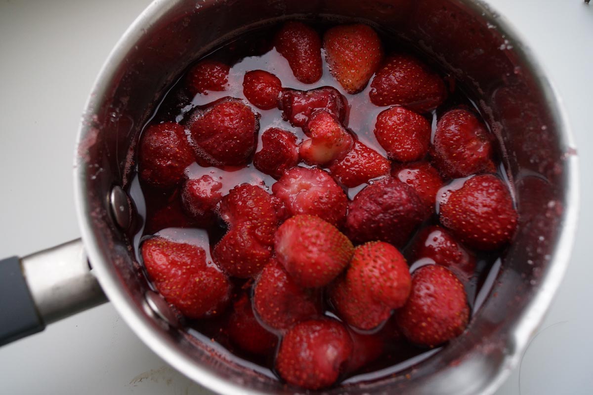 sirop après une longue infusion